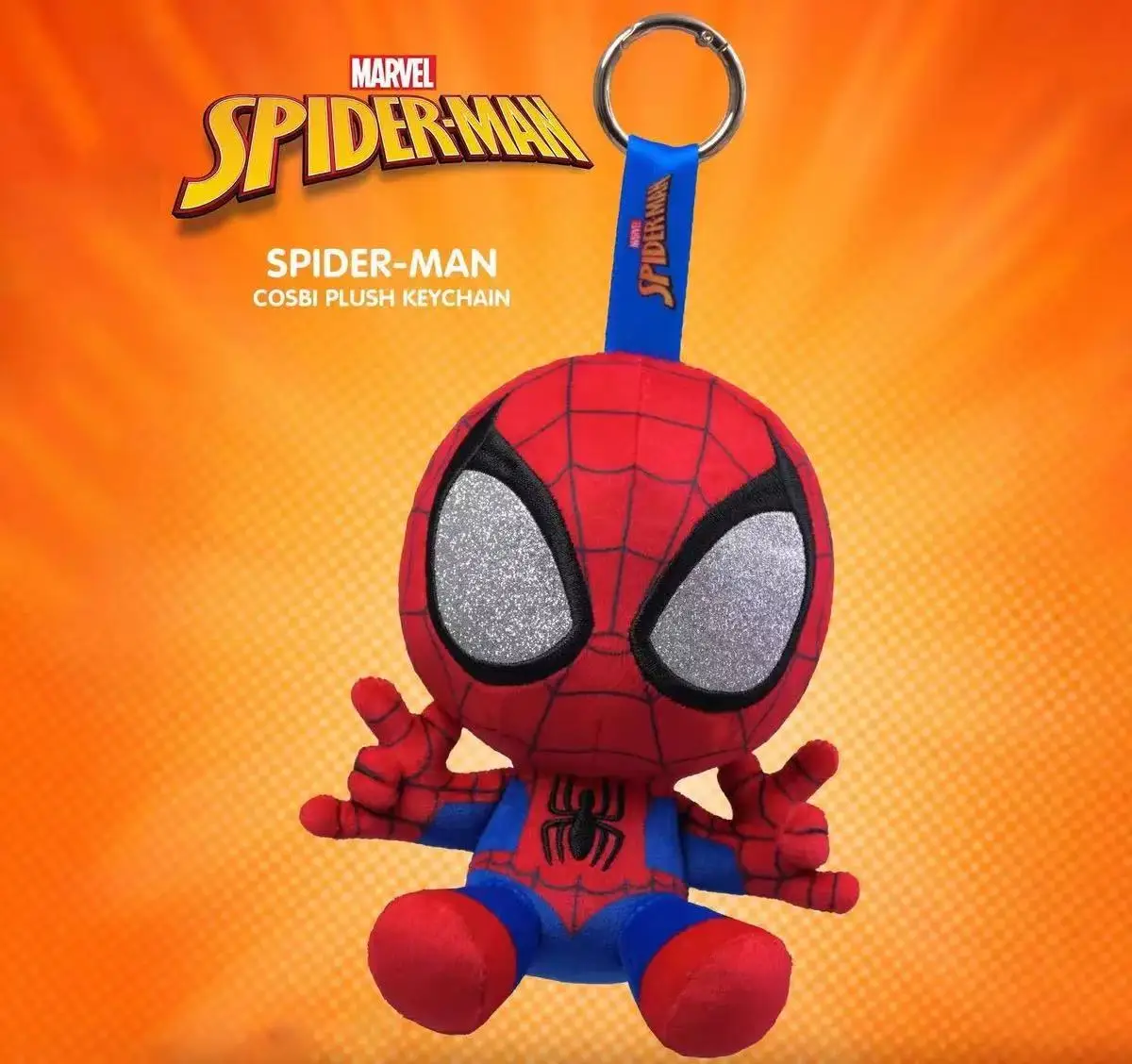 جديد الأصلي Hottoys مارفل الرجل العنكبوت كوسبي صندوق أعمى حقيبة قطيفة قلادة Kawaii الرجل العنكبوت مفاجأة صندوق هدية عيد ميلاد