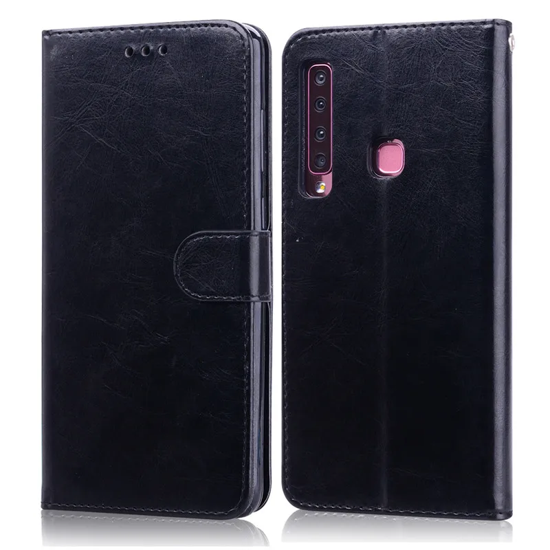 

Luxury Flip Leather Wallet Phone Case For Samsung Galaxy A9 2018 Case A920F SM-A9200 A 9 2018 Phone Case With Card Holder Coque