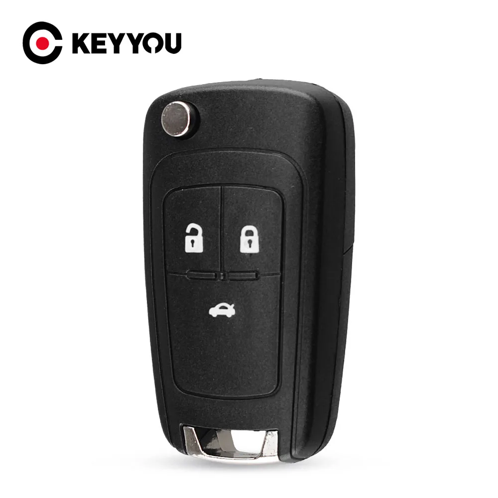 KEYYOU 3 Button Sostituzione Chiave A Distanza di Vibrazione Borsette Della Copertura di Caso Per Opel Vauxhall Insignia Astra J Zafira C Mokka