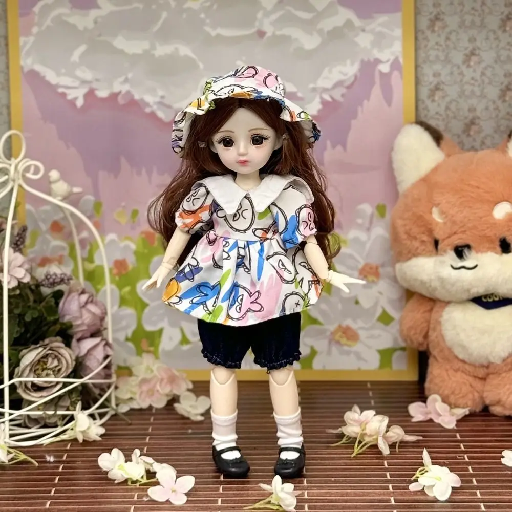 1/6 SD 30cm Bjd Doll with Clothes Attractive Eyes with Wig Make Up Princess Dress Up BJD Dolls Ball Jointed Anime