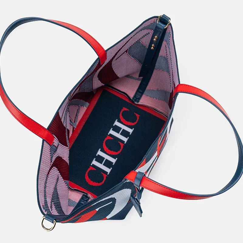 أزياء أنيقة العلامة التجارية حمل حقيبة يد التسوق حقائب عارضة حرف واحد فقط ملون سعة كبيرة حقيبة كتف السيدات #4