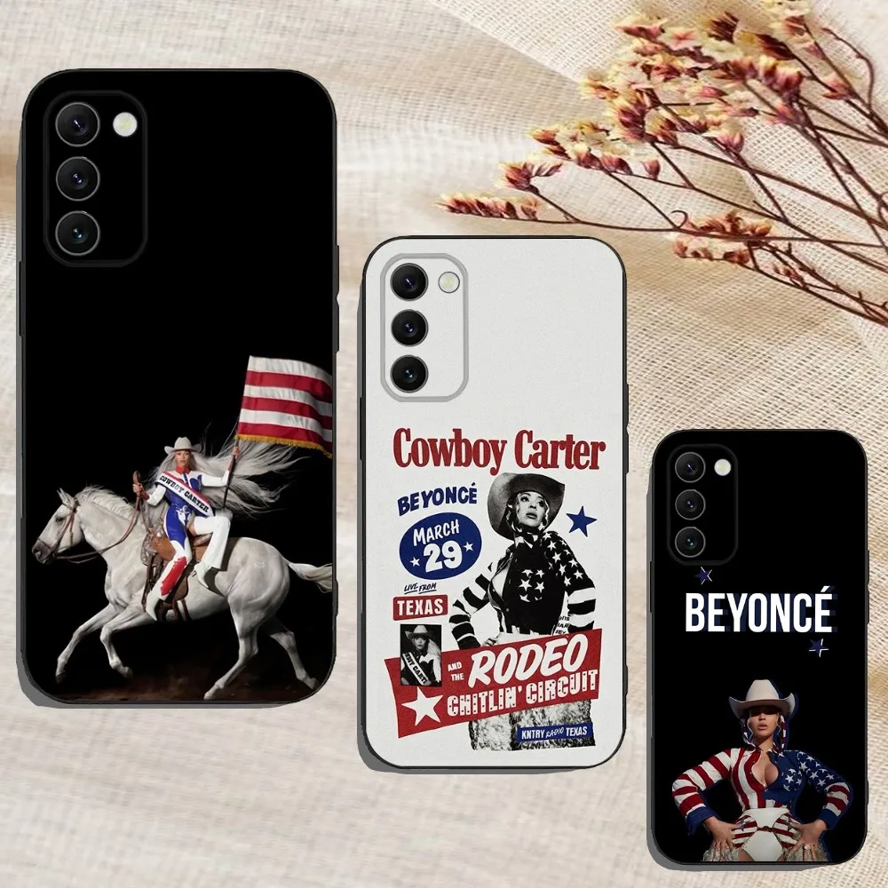 B-Beyonce C-COWBOY C-ARTER Phone Case Phone Case for Samsung Galaxy A13,A21s,A22,A31,A32,A52,A53,A71,A80,A91, Soft Black Cover