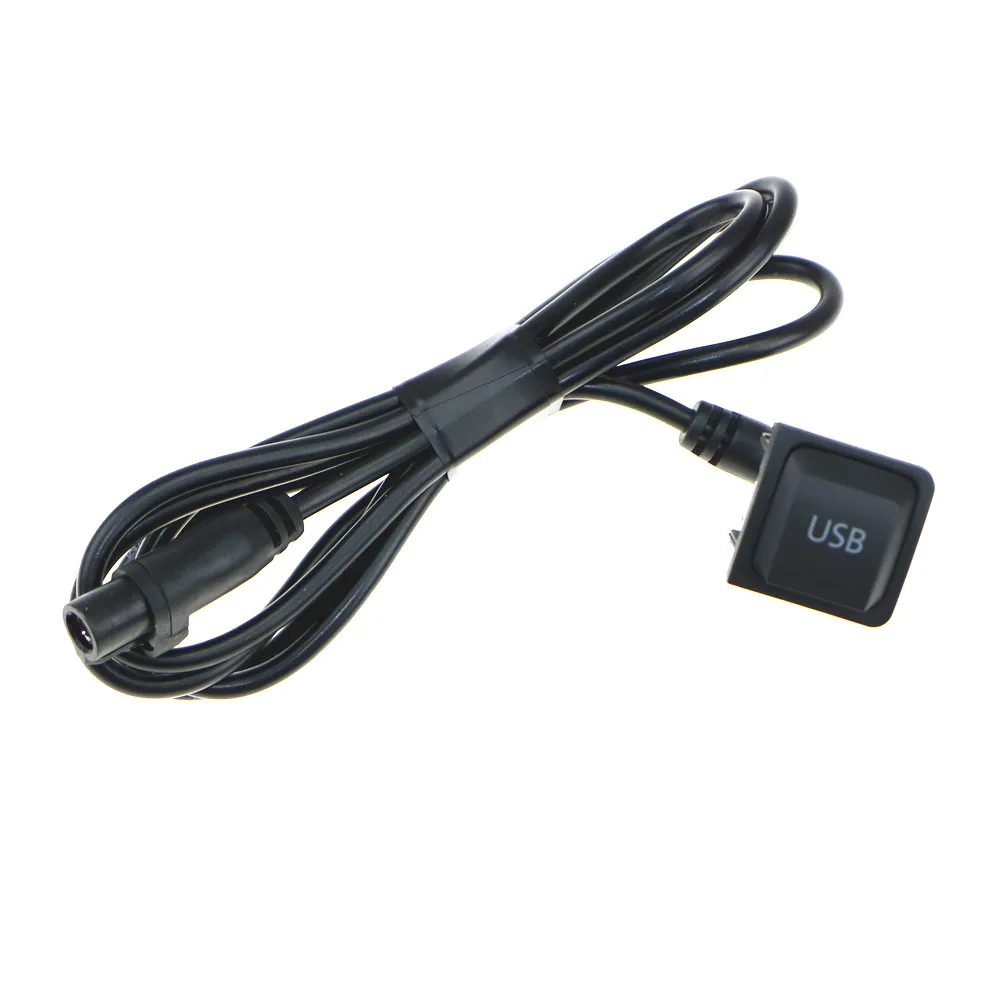 HONGGE USB Interface Switch Button IN Socket Wiring Harness for RCD10 RNS510 VW Passat B6 B7 Golf MK5 MK6 Scirocco 5KD 035 726A