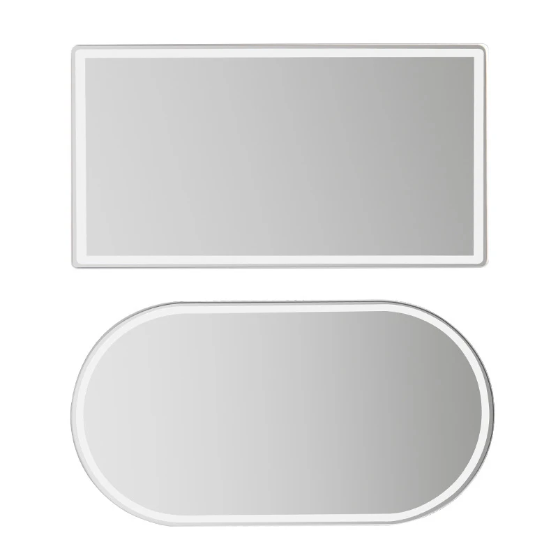Stainless Steel Car Makeup Mirror HD Auto Sun Visor Mirror Universal Car Interior Styling Accessory For Vehicle Decoration