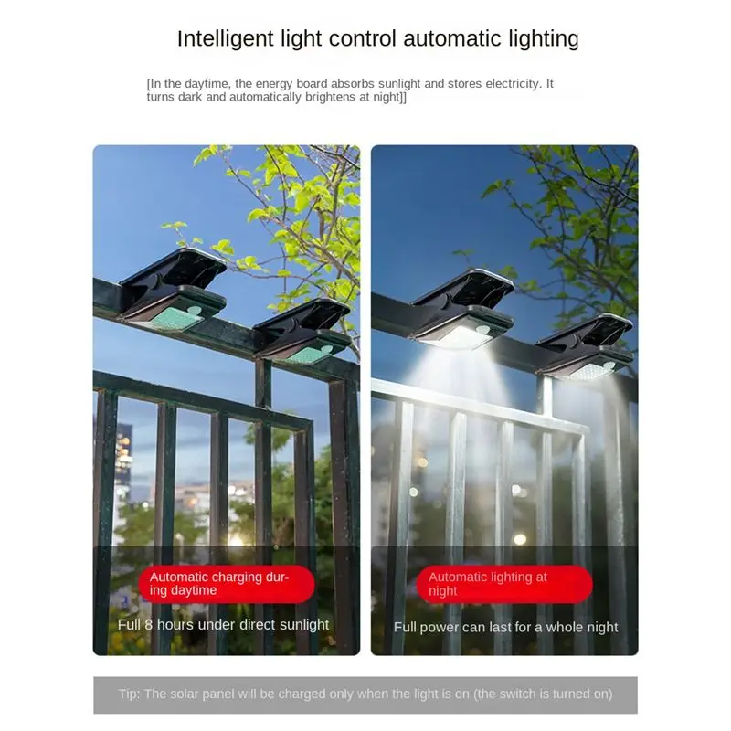 clos-72-led-ソーラーガーデンライト-クリップセンシングライト-防水キャンプライト-フェンスデッキ壁用-キャンプテントパティオ用-ホワイトライト