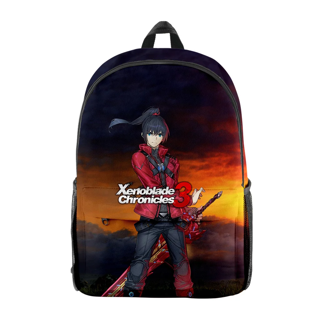 Xenoblade Chronicles 3 Game Backpack Student School Bag Unisex Daypack Zipper Traval Bag 2023 New Harajuku Bag