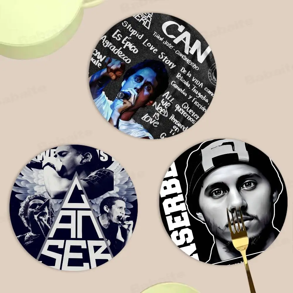 Canserbero Pop Music Singer Star Vintage Wooden Designs for Coffee & Tea, Washable Art Pieces for Cozy Home Cafe