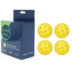 Pickleball de entrenamiento para exteriores, accesorios de 40 agujeros, 74mm, competición estándar, práctica de competición, Sup, 1 /4 piezas