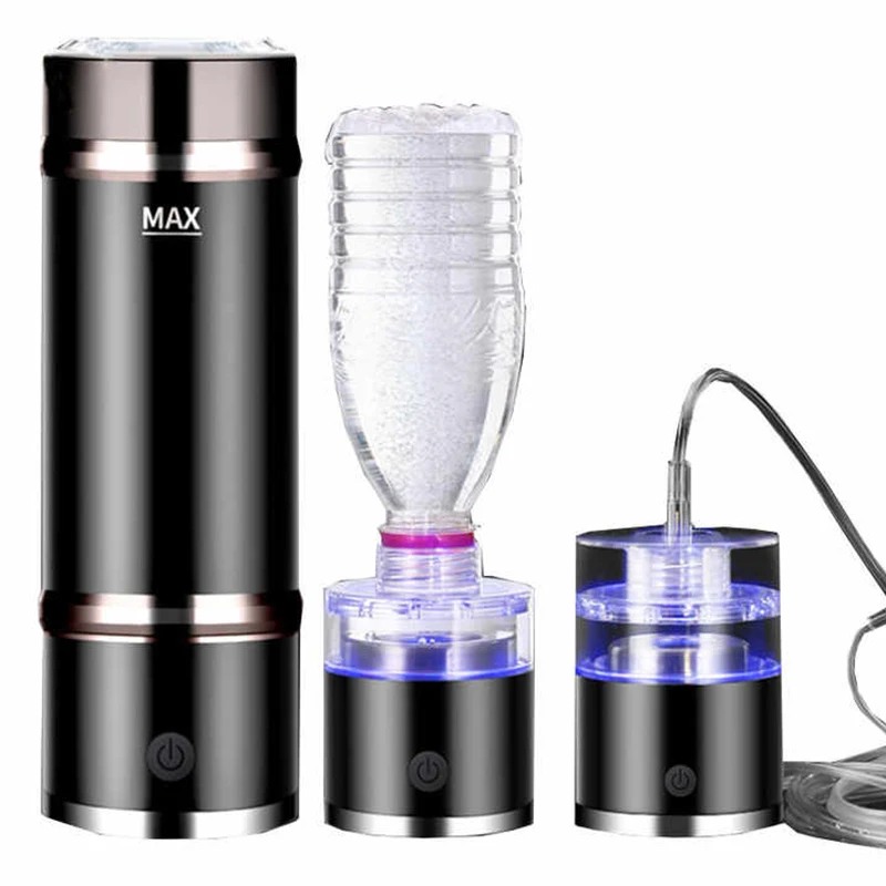 SPE/PEM Hydrogen Rich Generator Water Ionizer Bottle Purify Water Alkaline Thermal Cup Ozone Residual Chlorine Exhaust