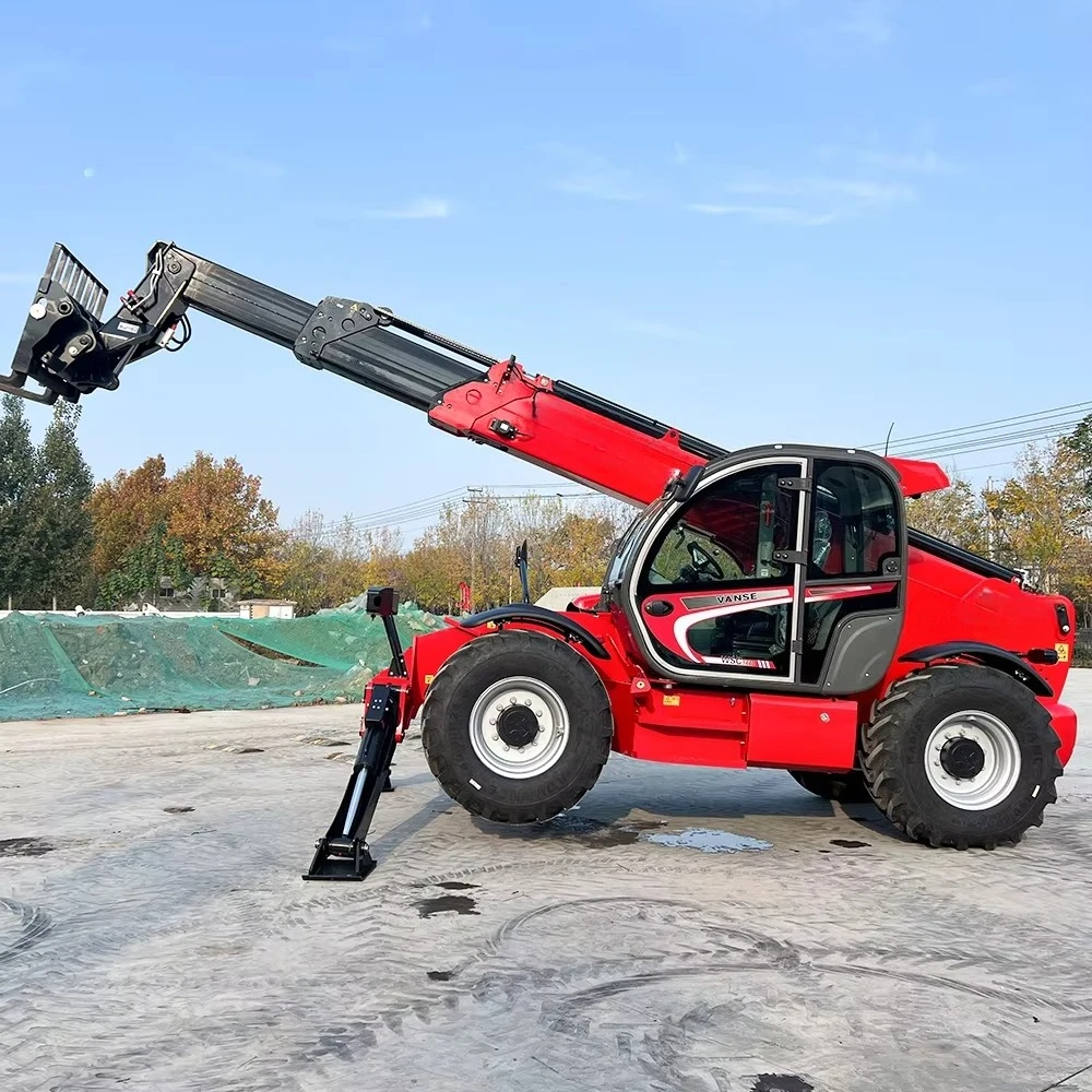 Forklift Telescopic Handler Telehandler with EPA Standard Diesel Engine 4x4 Rough Terrain Boom Lift Loader Heavy Equipment