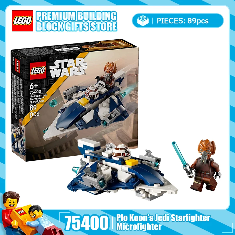 

LEGO Star Wars Series 75400 Детский звездный истребитель Procon's Jedi, детский строительный блок, игрушка в подарок