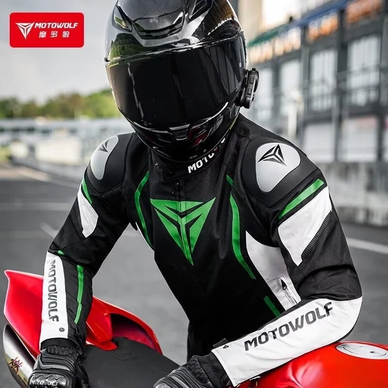 

Autumn and Winter Locomotive Racing Clothes Motorcycle Riding Clothes Anti-drop Warm Waterproof Knight Equipment Men's Jacket