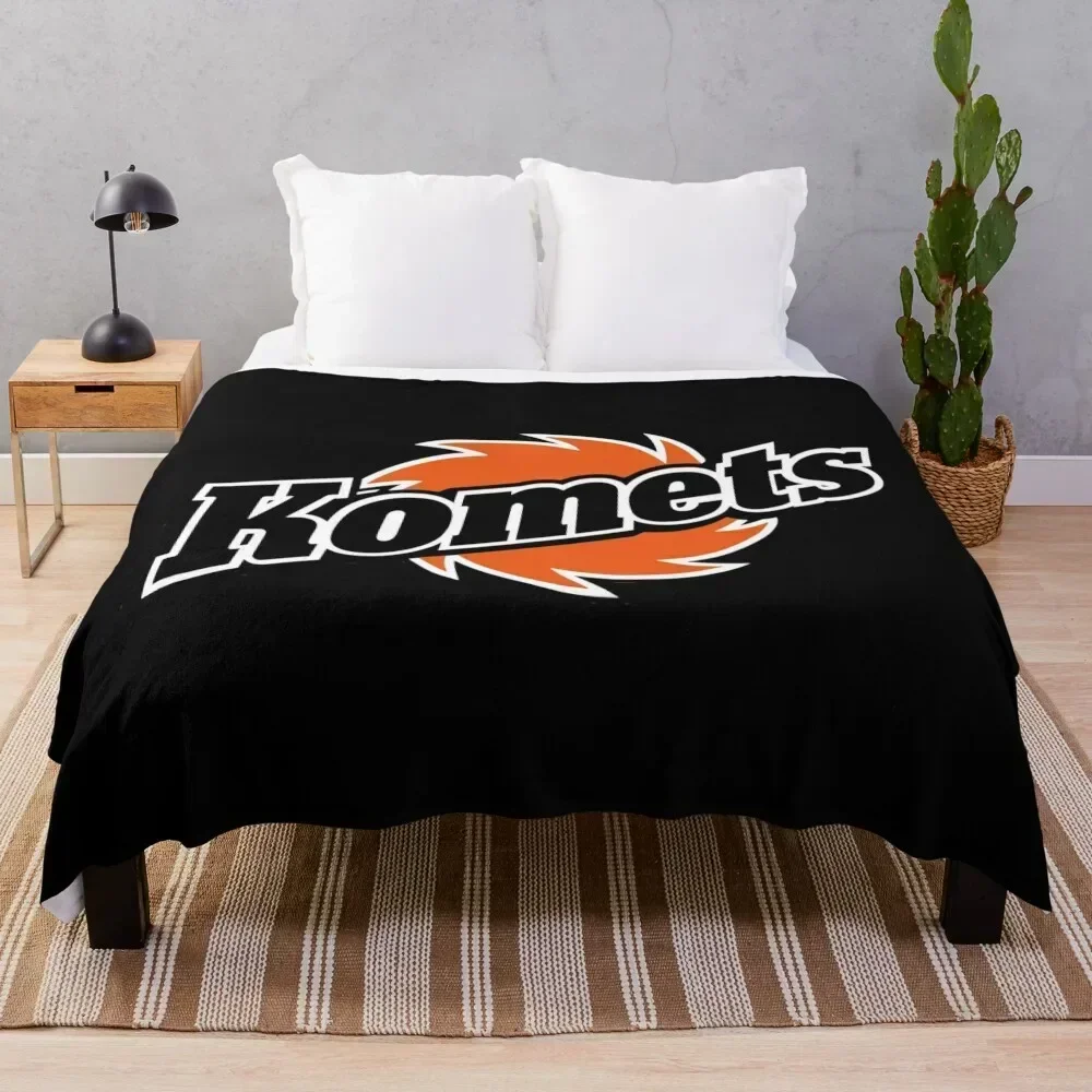 

Fort Wayne Komets Throw Blanket Easy Care Comfortable Blanket for Couch