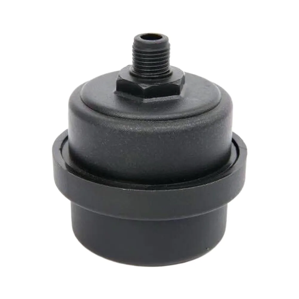 Air Compressor Intake Filter Muffler Male Thread Connection Plastic Material 70x65mm Fits 12 16 20mm Inlet Sizes