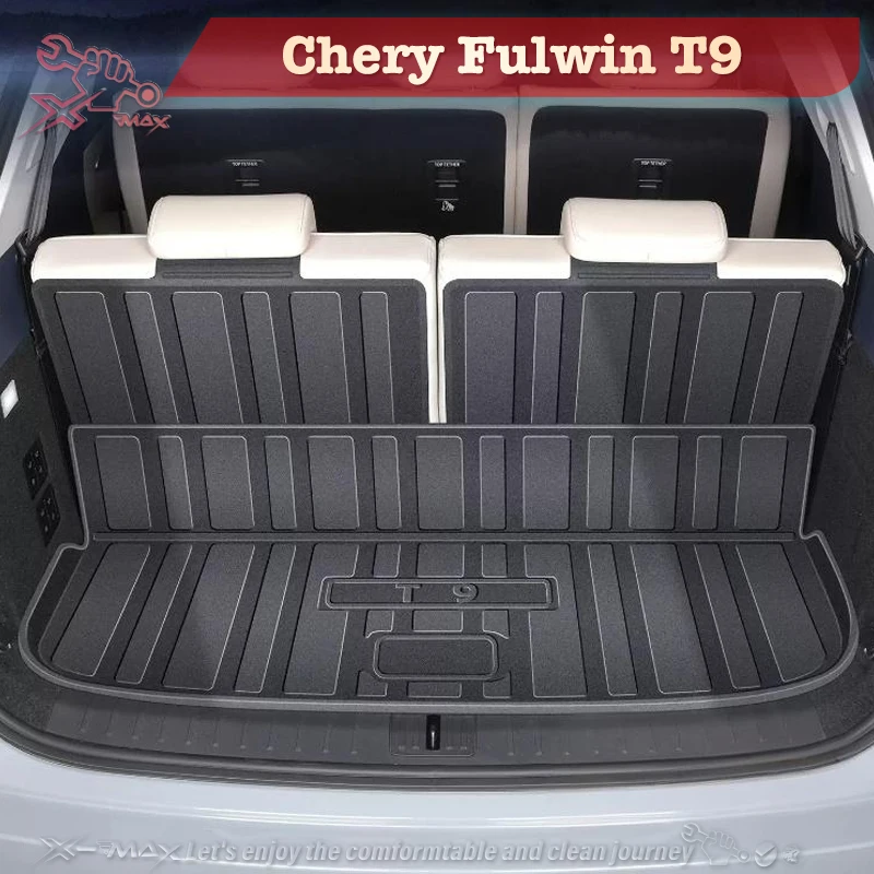 

Для Chery Fulwin T9 2024-2025 TPE индивидуальный коврик в багажник автомобиля всесезонный коврик в багажник 3D-образный лазерный измерительный вкладыш в багажник