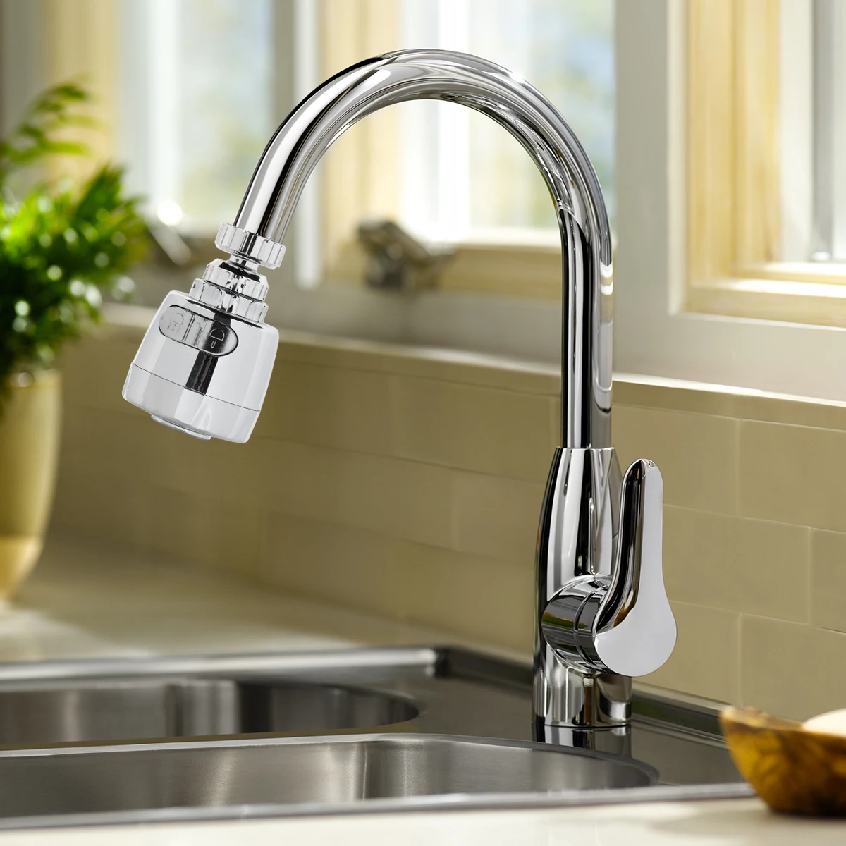 Kitchen And Bathroom Universal Splash Proof Faucet Filters Impurities Safely Boosts Pressure And Saves Water With A Showerhead