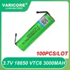 리튬 이온 충전식 배터리 및 DIY 니켈 시트, 3.7V VTC6, 3000mAh 18650, VC18650VTC6 배터리, 도매 면세 3