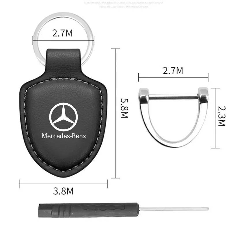 سيارة المفاتيح درع النمذجة هدية جلدية مفتاح سلسلة الخصر المحفظة لمرسيدس بنز جديد B/C/E الفئة أ الفئة C200L GLC GLK CLA GLA
