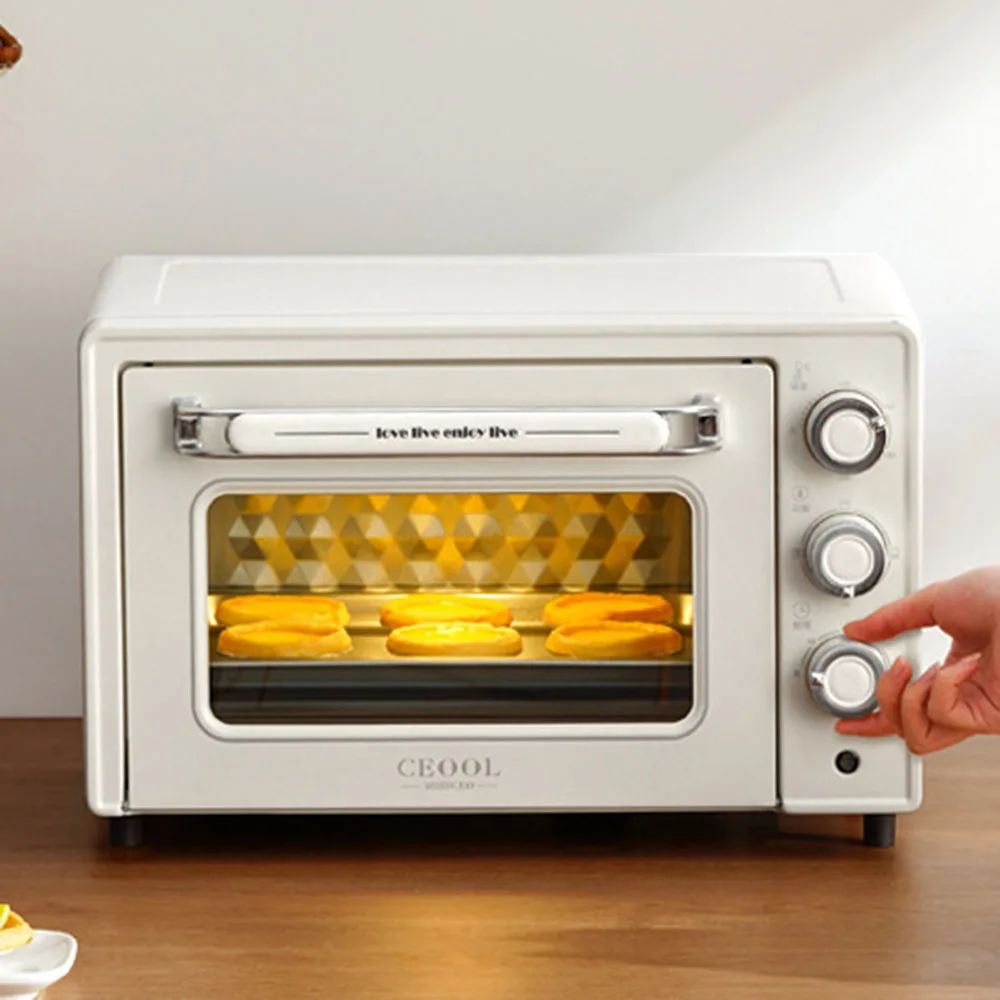 Large Household Capacity Electric Oven Multifunctional Timing Temperature Control Cake Baking Mini Oven