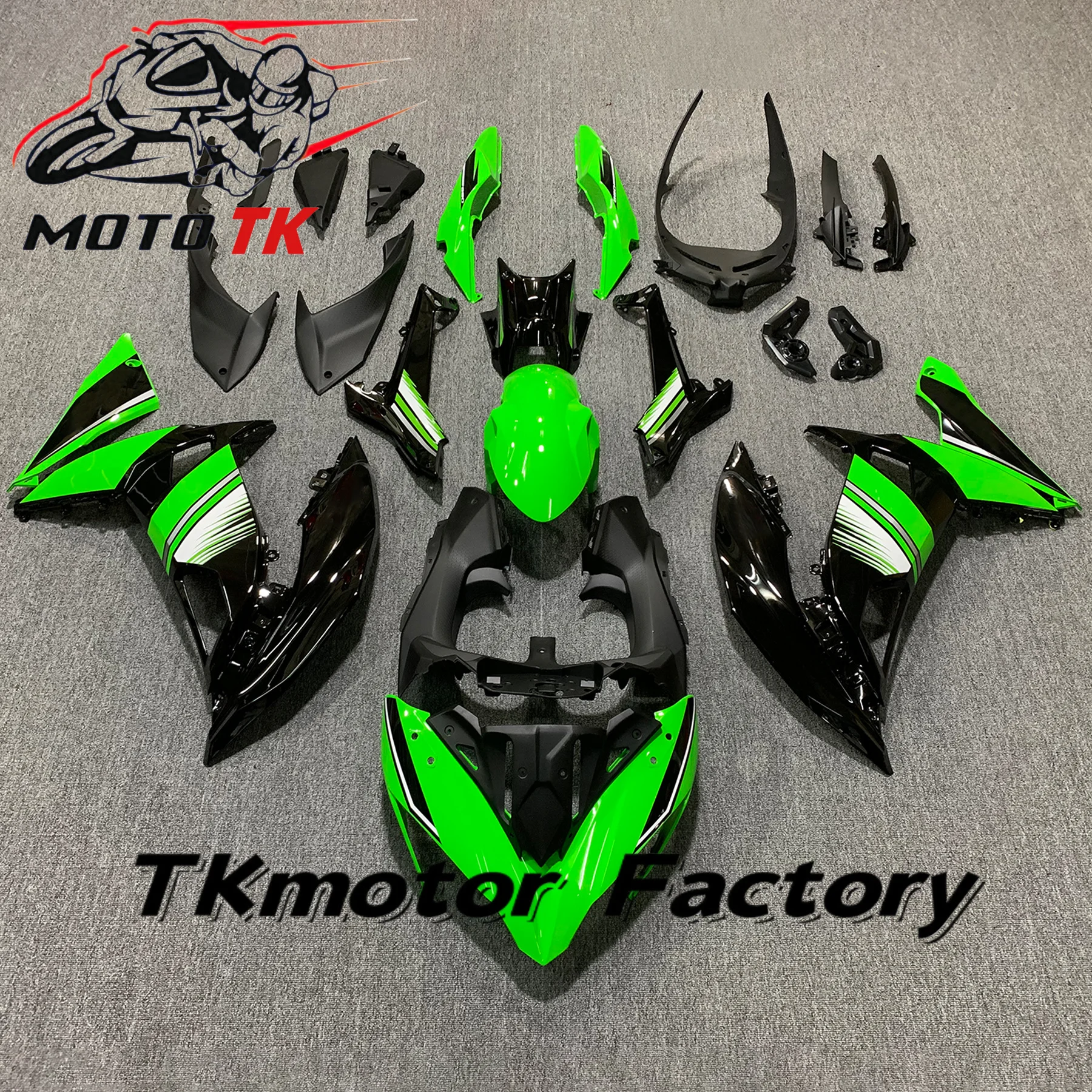 For Kawasaki NINJA 650 ER-6F 2017 2018 2019 motorcycle carbon fiber fairing ABS injection body decoration kit ninja650 17 18 19