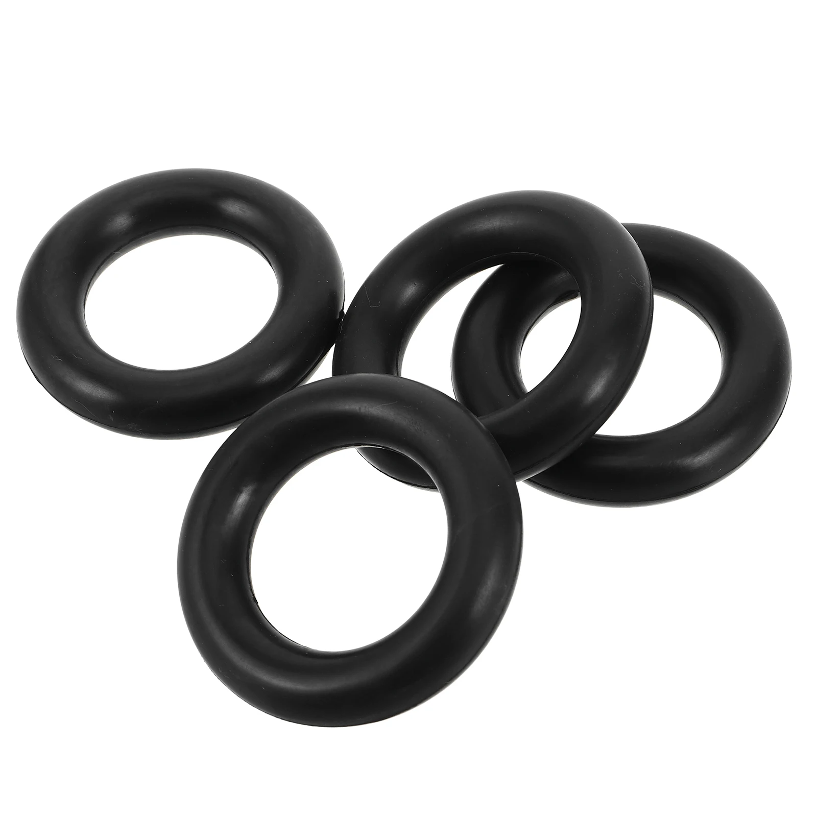 

4pcs Rubber Hangers O Rings Bracket Car Pipe Vibration Dampening Exhaust Mounting System Durable High Temp