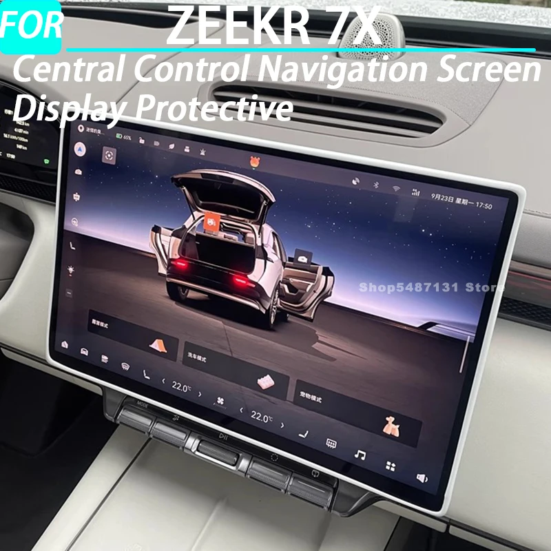 Auto Zentrale Steuerung Navigation Display Schutzhülle Silikon Abdeckung für ZEEKR 7X Innen Zubehör 2024 2025