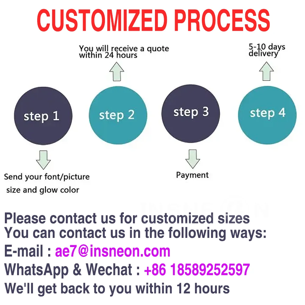 Custom Logo Wall Sign Neon Light Business Acrylic Signs Letters Led Bright Signage Luminous Advertising Box Personal Design Home