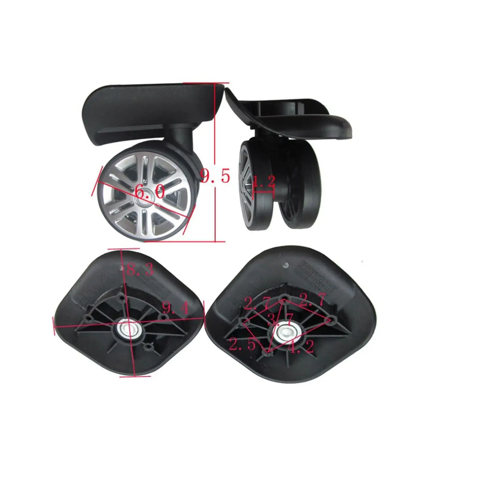 Suitcase wheel replacement replacement wheels trolley wheels spare part for