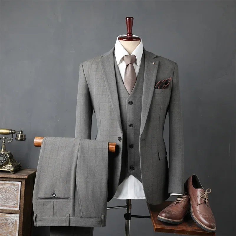 (44) Customized New Men's Formal Suits and Groomsmen Wedding Business Suits