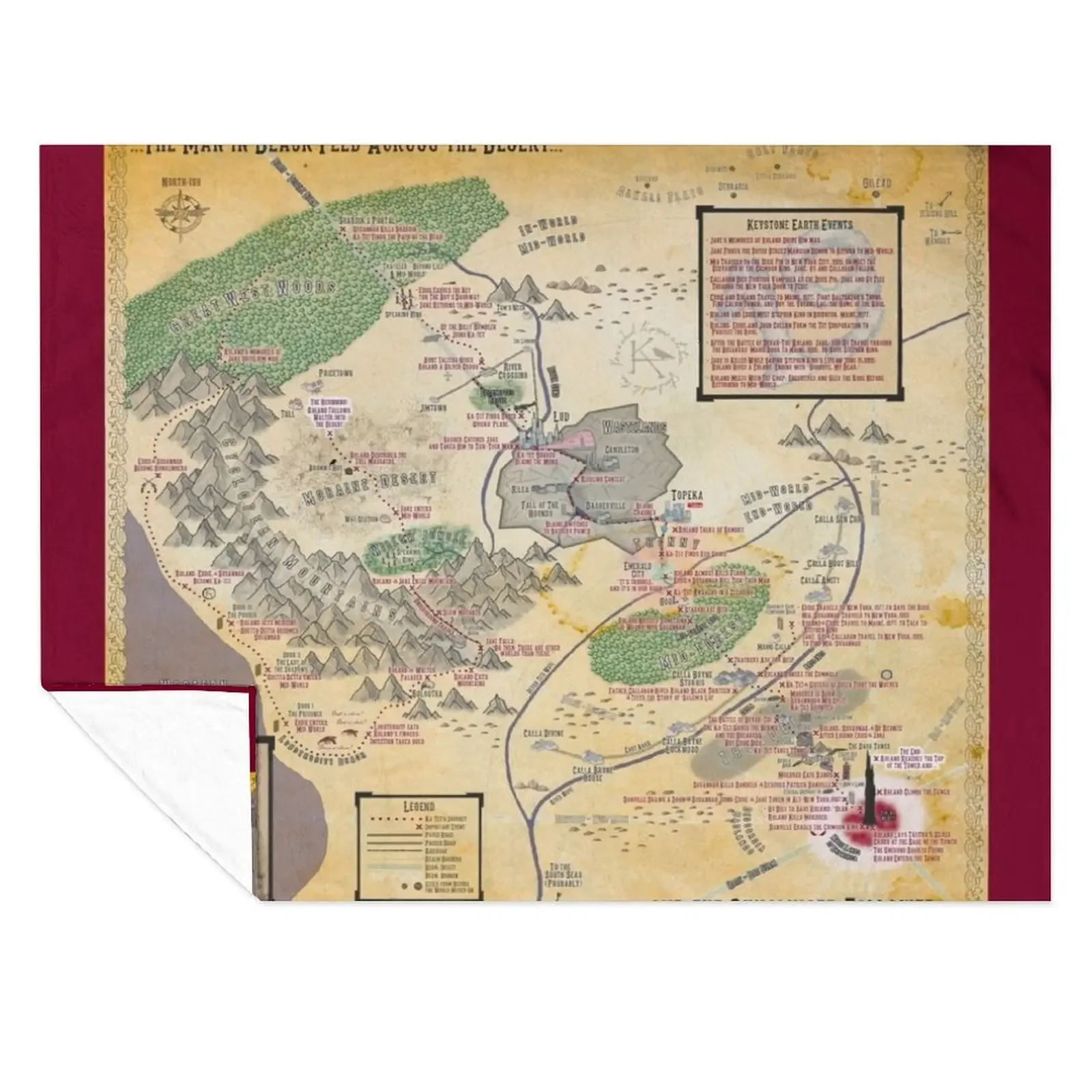 

Roland's Journey - Complete Version Throw Blanket Summer Flannel warm winter Vintage Blankets