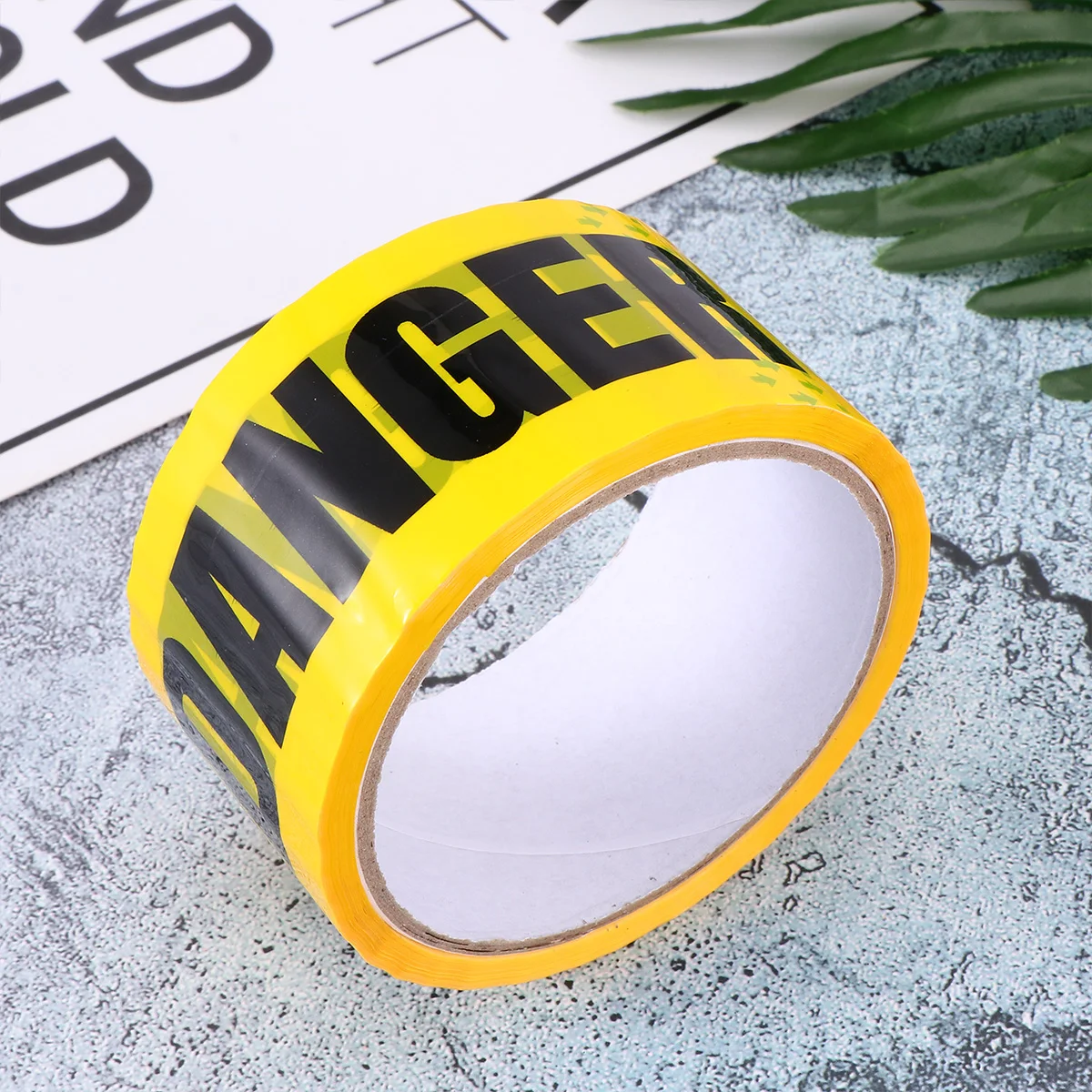 1 Roll Yellow Black Safety Stripes Tape Adhesive Slip Resistant Warning Sticker Traffic Control Marking For Construction