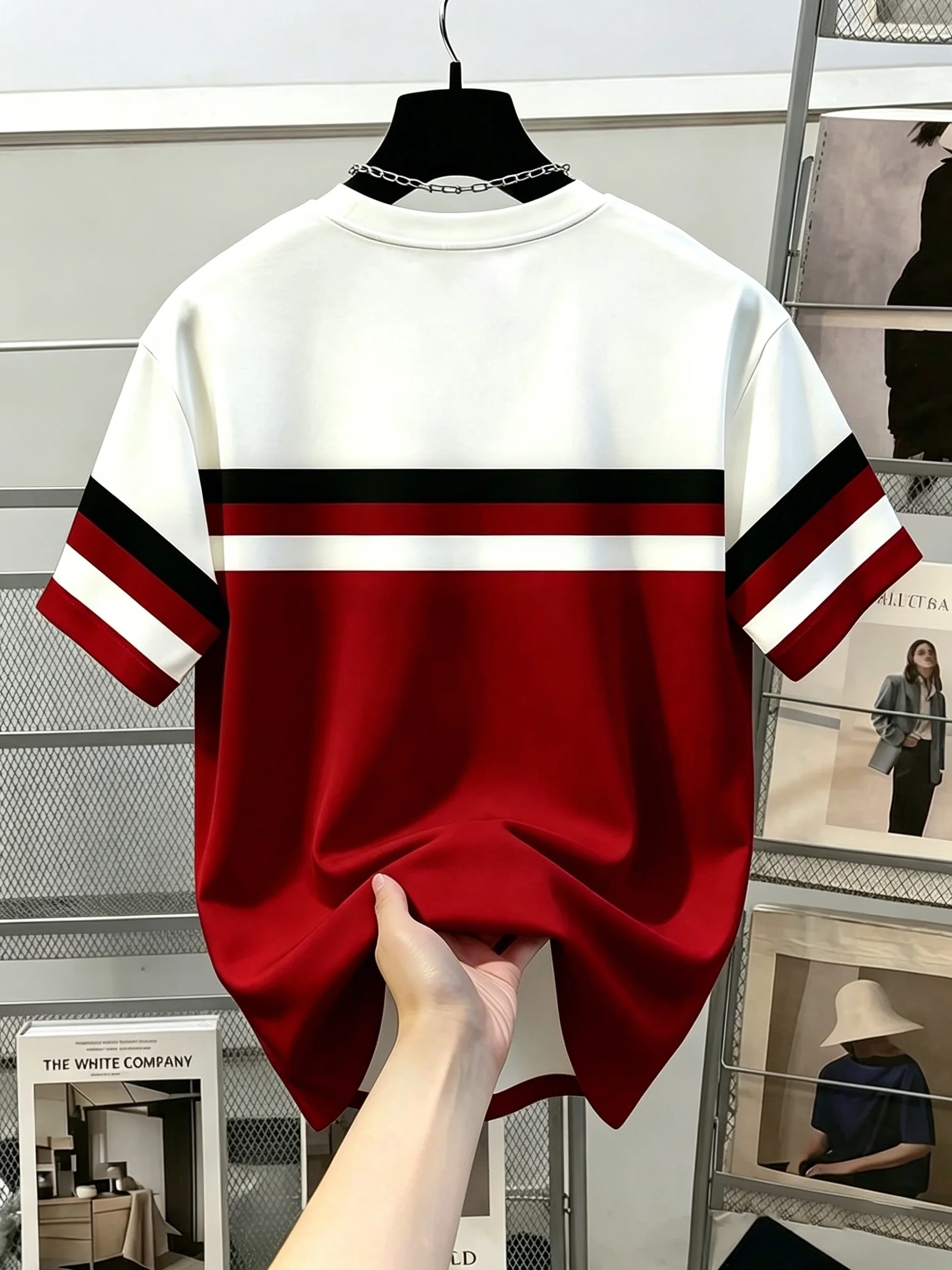 2026 Summer Men's New European Style 3D Printed Soft and Breathable Round Collar T-Shirt for Casual Sports and Outdoor Use