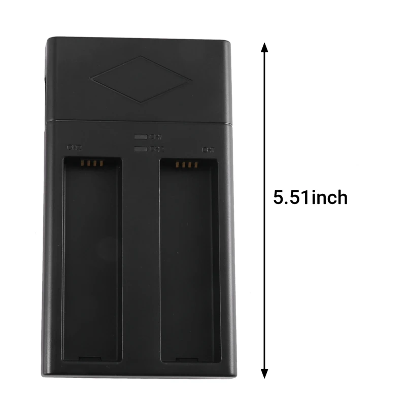 1 Set Battery Charger Dc 5V Battery Charger For DJI Lingmo Gimbal Handheld Osmo HB-01 HB-02 2-Slot Battery Charger US Plug