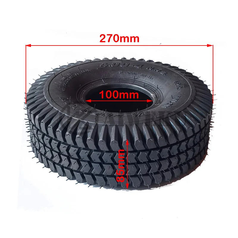 Three Wheel Scooter Tire 11 Inch 4.00-4 Heavy Duty Inner Tube Outer Tire Is Suitable for The Bladez Moby 3.00-4 Inner Tube