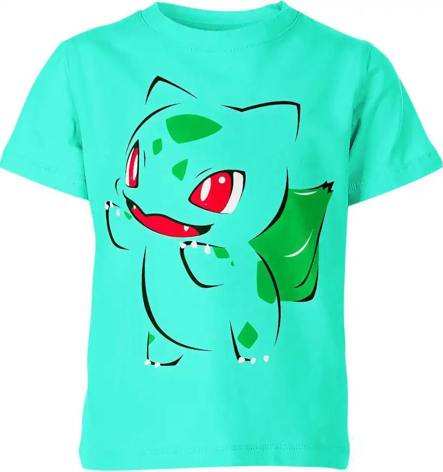 2024 estate nuova serie Pokemon stampata in 3D ragazzi ragazze cartone animato girocollo ventilare t-shirt festa per bambini Costume Cosplay