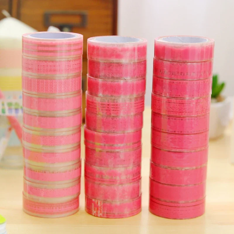 10pcs Lace Washi Tape Decorative Adhesive Tape Scrapbooking Planner Adhesive Masking Tape Kawaii Stationery 1.5cm*10m view 6