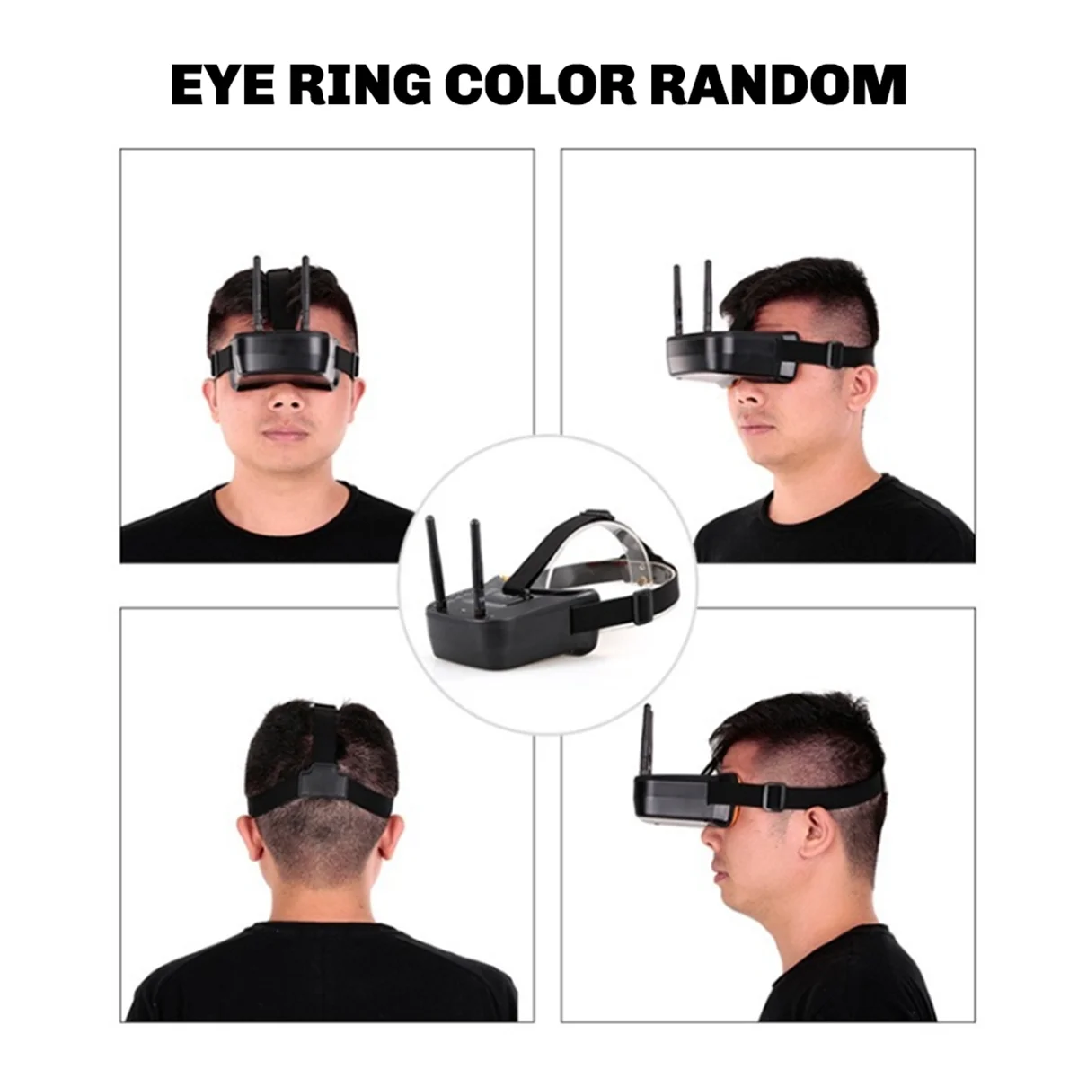 

LAA-VR009 5.8G FPV Goggles with 40CH 3-Inch 480x320 Display HD DVR, Diversity Reception Ideal for Camera Drones & RC Hobbies