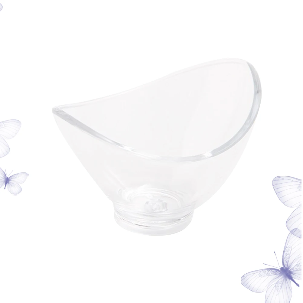 

13cm Creative Salad Bowl Transparent Acrylic Snack Bowls Fruit Bowls Vegetable Bowls for Restaurant Kitchen