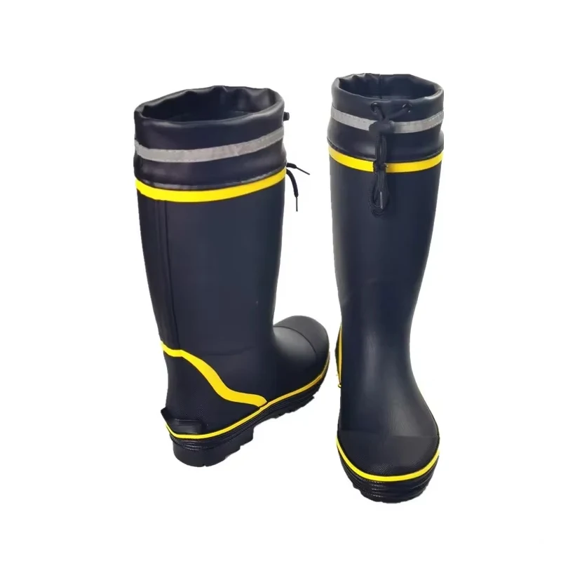 Protective Footwear Waterproof Rubber Rain Boots Steel Safety Herren Stiefel PVC Gum for Industry Fishing Men Women Manufacturer