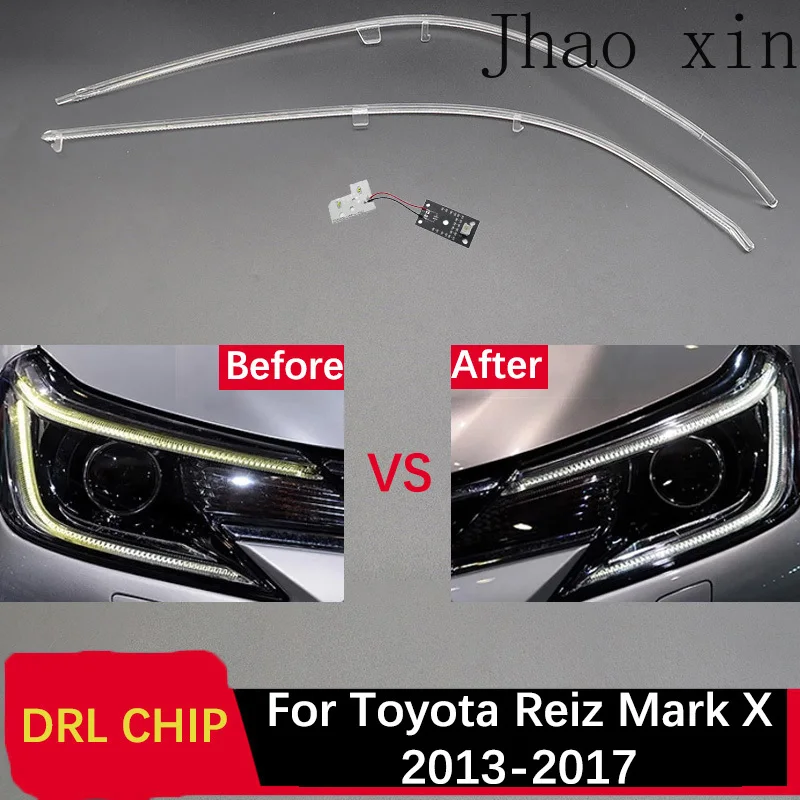 

Ballast Angel Eye Circuit Board Suitable for Toyota Reiz Mark X 2013-2017 Car Headlights DRL CHIP Lamp Tube White Light DRL Lamp