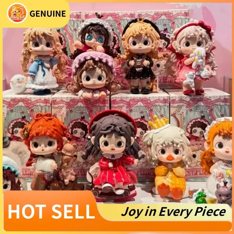 

Genuine Heyone Fufu Doll Miaomiaowu 4.0 Blind Box Creative Knitting Girl Figurine Mystery Kawaii Ornaments Girls Birthday Gifts