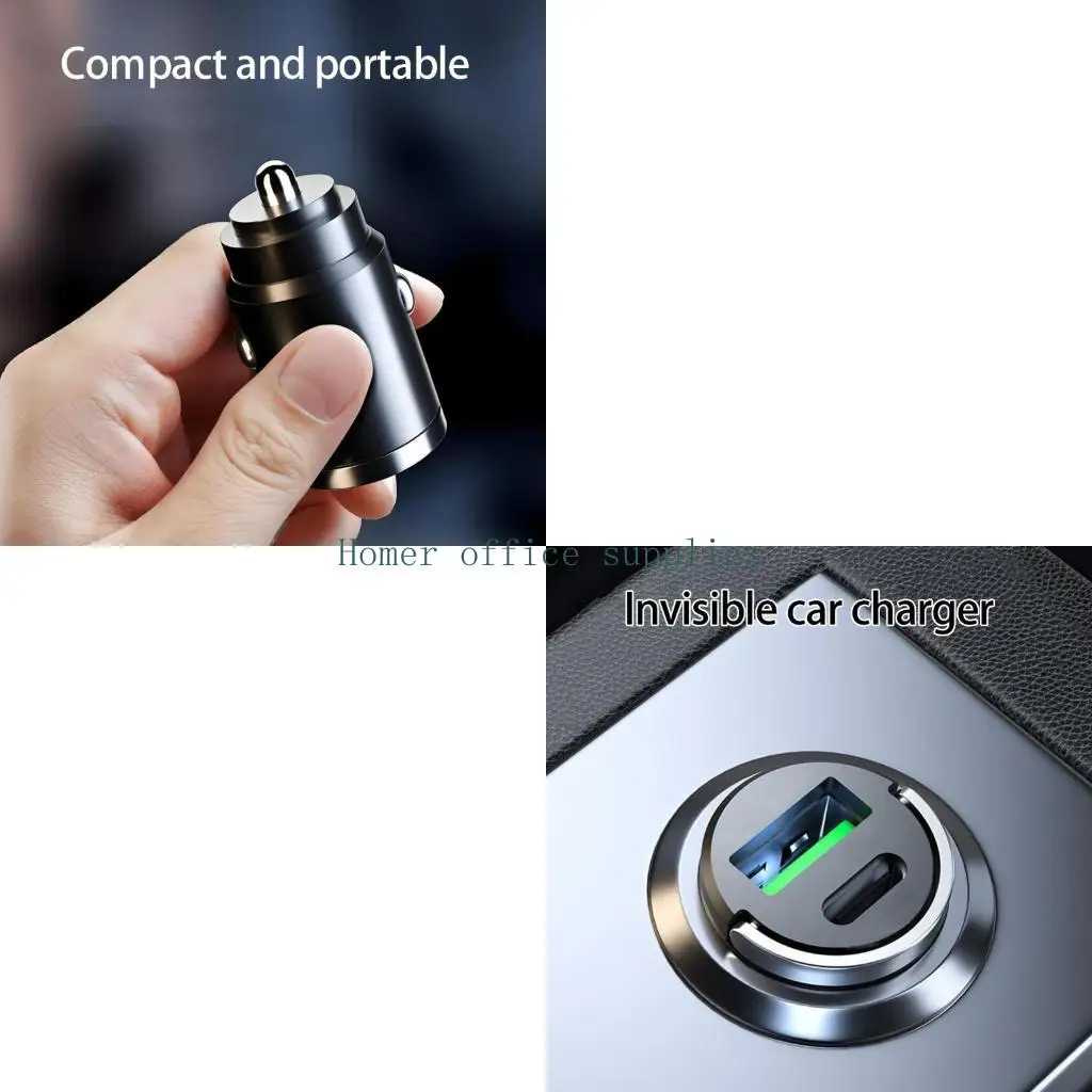K43B Heavy Duty 100W Double USB Car for Electronics Reliable Charging