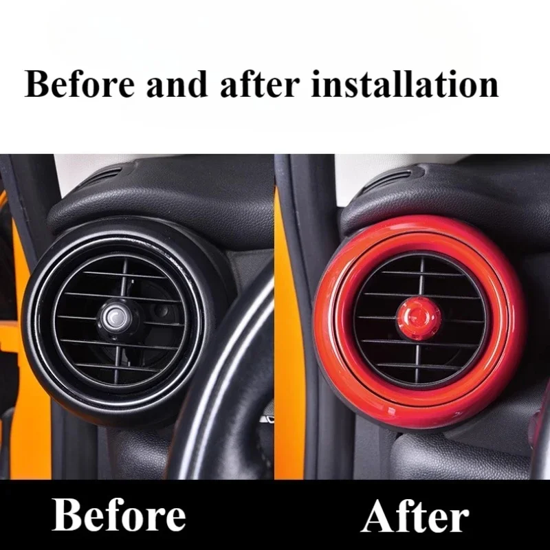 Cooper Retrofitted Air Conditioner Out of Trend Knob Cover For BMW Mini Adjustment Button Trim Sticker Modification Accessories