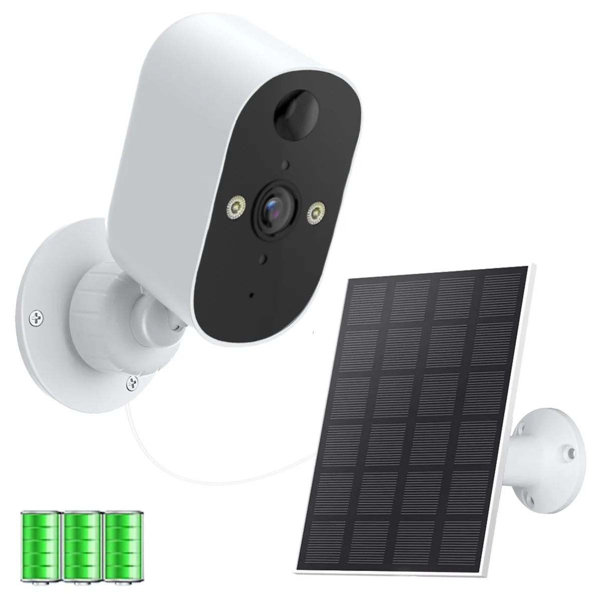 xvim-1080p-ソーラーセキュリティカメラ-ワイヤレス-wifi-2k-充電バッテリー-ソーラー駆動カメラ-人間検知モニター-双方向オーディオ