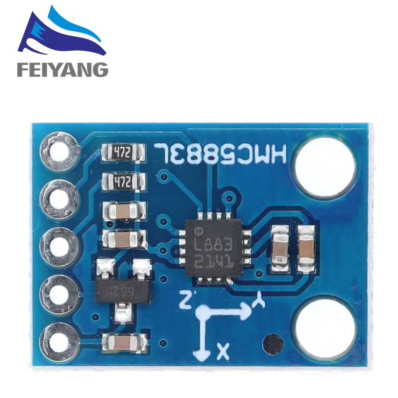 GY-273 3V-5V HMC5883L Triple Axis Compass Magnetometer Sensor Module Three Axis Magnetic Field Module For Arduino