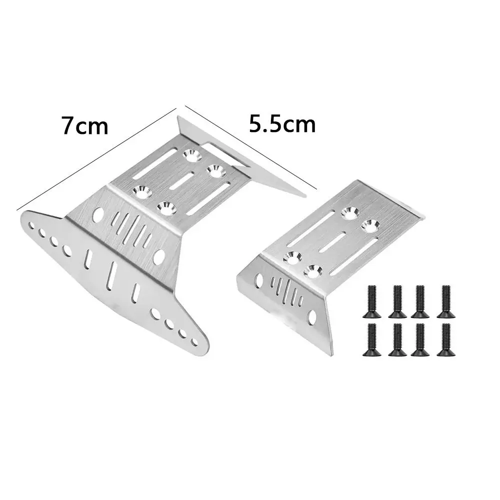Protection Plate RC Chassis Guard Skid Plate Armor Set Skid Plate Stainless Steel Skid Armor Protection Plate ARRMA 1/16 Gorgon