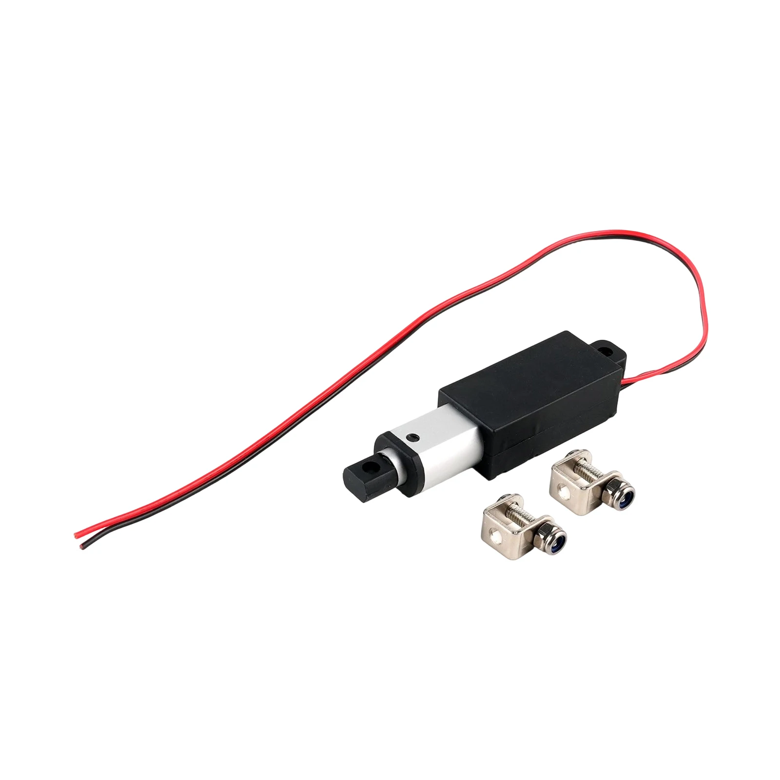DC 12V Small Linear Actuator Stroke 10mm 8mm/s 70N Electric Motor for Cabinets Window Opener Robotics with Free Bracket