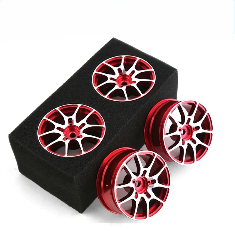 

4Pcs 1/10 RC On-Road Drift Racing Car Metal Wheel Rim Hub R105 for TT01 XV02 HSP94122 FW06