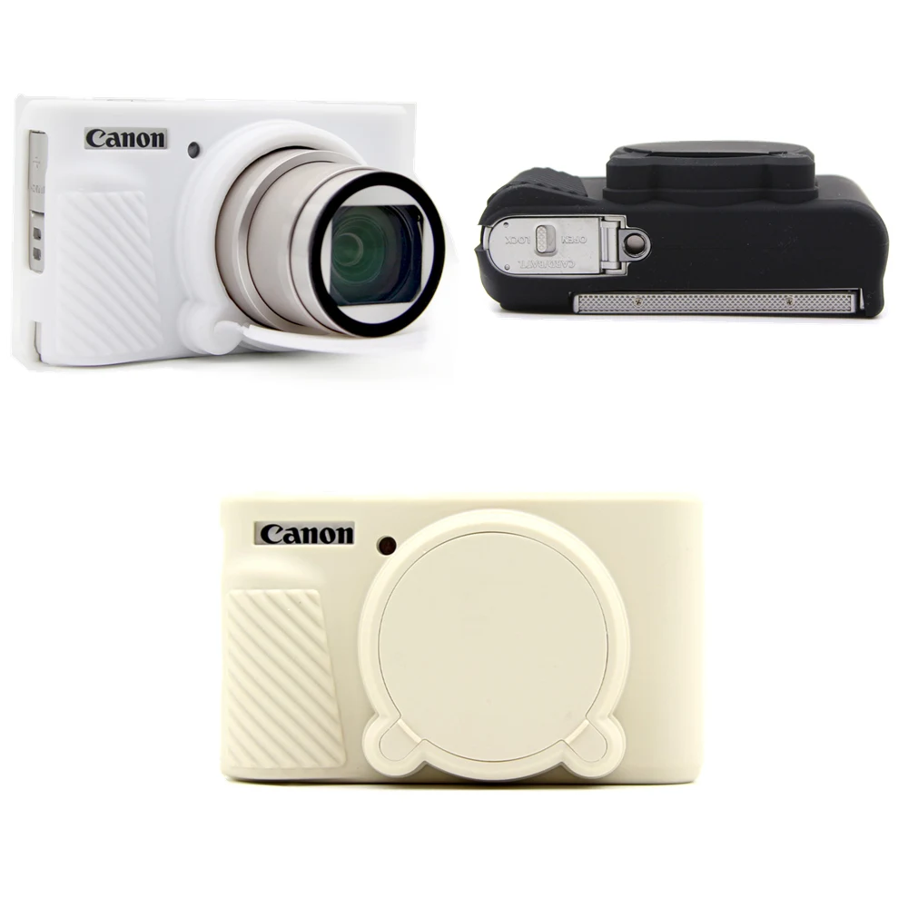 Capa de silicone de borracha para câmera Canon, capa do corpo, Protector Frame Skin, PowerShot, Power Shot, SX730, SX740, Câmera HS