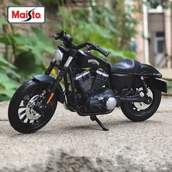 Maisto 1:18 Harley Davidson Sportster Iron 883 Alloy Motorcycle Model Diecast Metal Street Sports Motorcycle Model Kids Toy Gift
